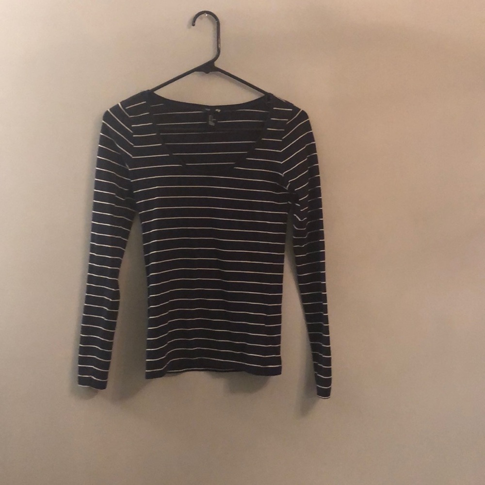 Striped long sleeve shirt